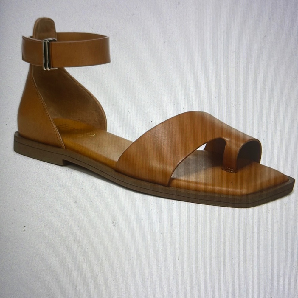 Franco Sarto Mira’s Leather Toe Loop Sandal